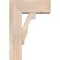 Ekena Millwork Balboa Block Smooth Bracket w/ Offset Brace, Douglas Fir, 7 1/2"W x 18"D x 26"H BKT0806X18X26BOA05SDF - alternate 4
